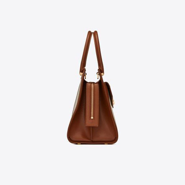 サンローラン バッグ コピー サンローラン☆MEDIUM UPTOWN TOTEリネンキャンバス