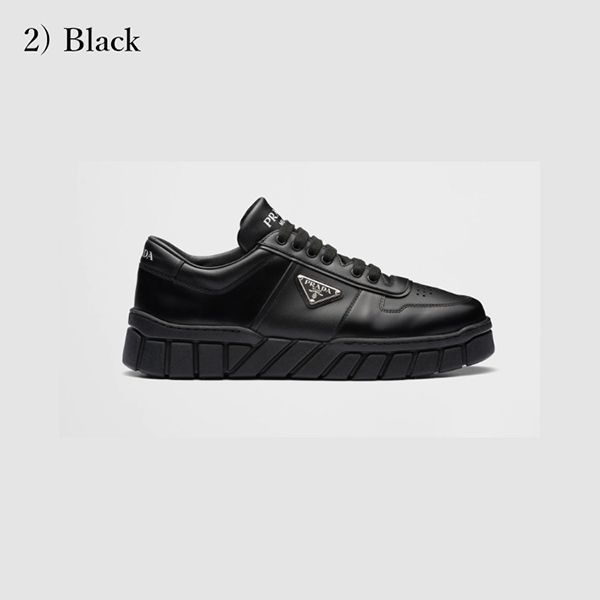 プラダ メンズレザースニーカー コピー Leather sneakers送料込