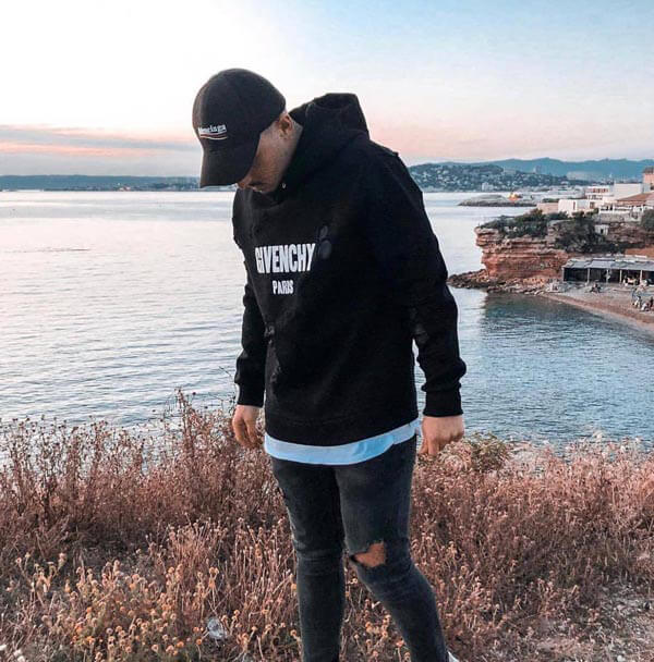 ​大人気【ジバンシィ コピー パーカー】＊GIVENCHY PARISデストロイド フーディ