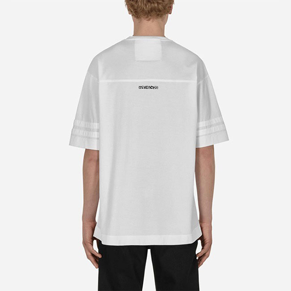 ジバンシィ ゴスプリント コピーコットンジャージー Tシャツ Josh Smith  BM71AG3Y6B100
