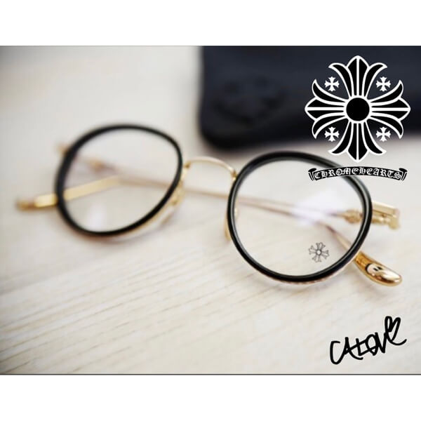 クロムハーツ メガネ パロディ【Opti Gush Glasses】CHプラス◆メガネ