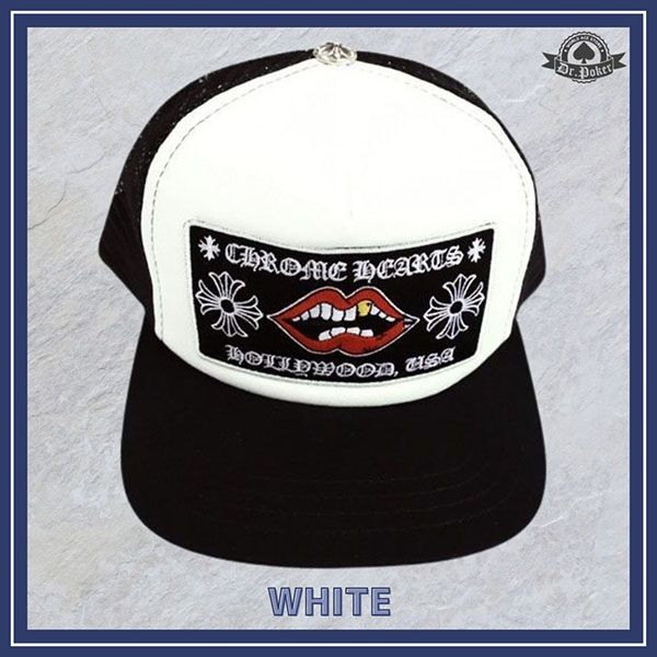 クロムハーツ Chomper Hollywood Trucker Hat キャップw23033001