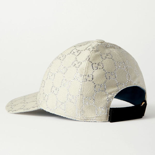 グッチ キャップ コピー∞GGラメ ベースボールキャップ GG metallic baseball☆631953 3HK75 9060