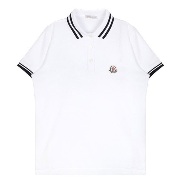 高品質モンクレール 偽物☆22SS POLO ロゴ ライニング 半袖ポロシャツ コットン