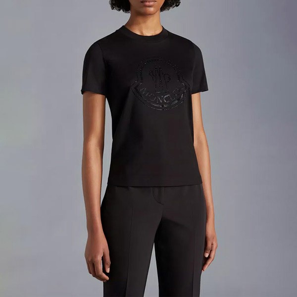 お早めに！モンクレール クリスタルロゴ Tシャツ コピー H2093 8C00016829FB