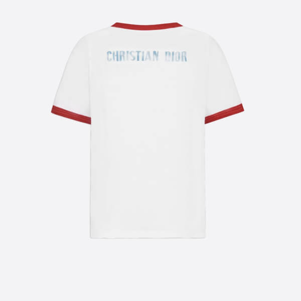 ディオール Tシャツ 偽物 半袖 トップス ジャディオール CD ロゴ 女 プレタ 143T12B4477_X0803