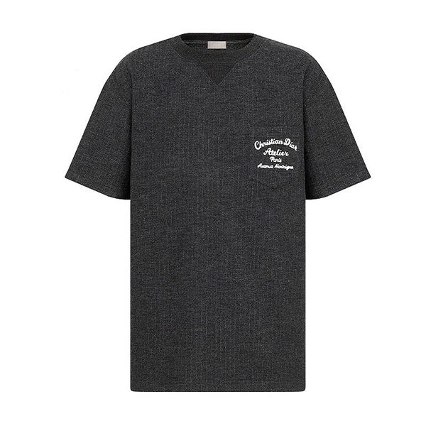 ディオール Tシャツ 偽物 オーバー アトリエ ロゴ ウール 新作 213J637A0739_C870