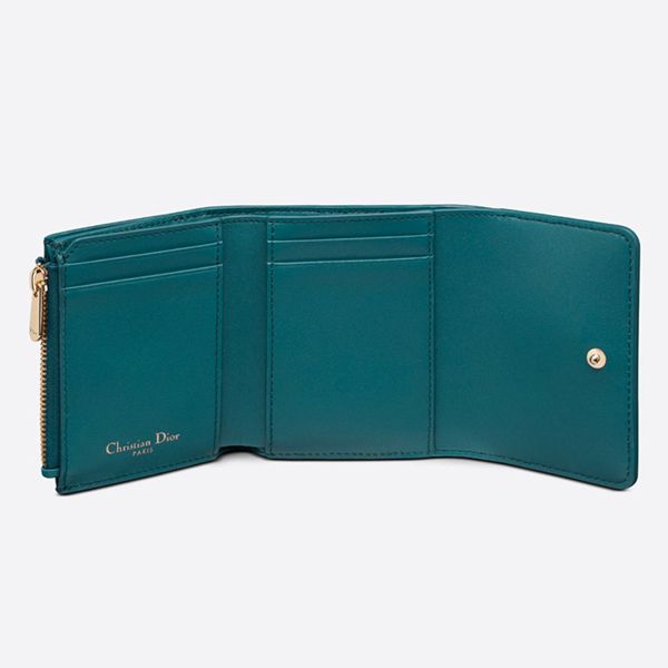 【ディオール 財布 偽物】30 MONTAIGNE ウォレット ブルー 21SSS 2057UTZQ_M928s