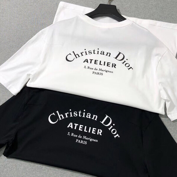 ディオール ロゴTシャツ コピー​“Christian ディオール Atelier”White 863J621I0533_C089