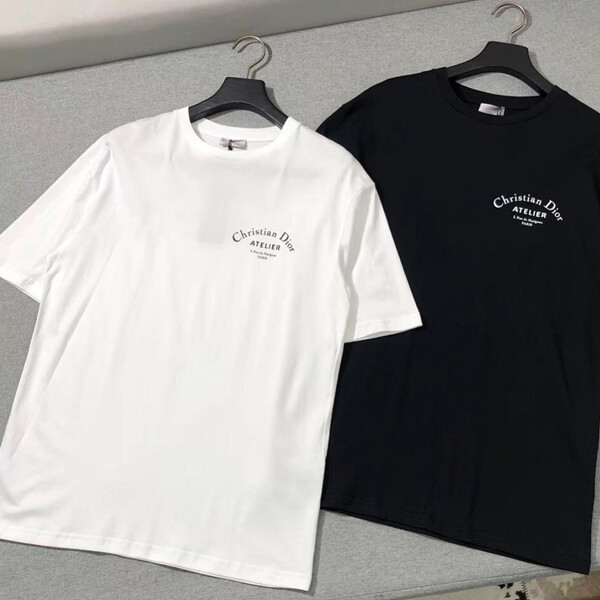 ディオール ロゴTシャツ コピー​“Christian ディオール Atelier”White 863J621I0533_C089