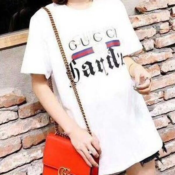 グッチ ガーデン Tシャツ コピー グッチロゴ オーバーサイズ