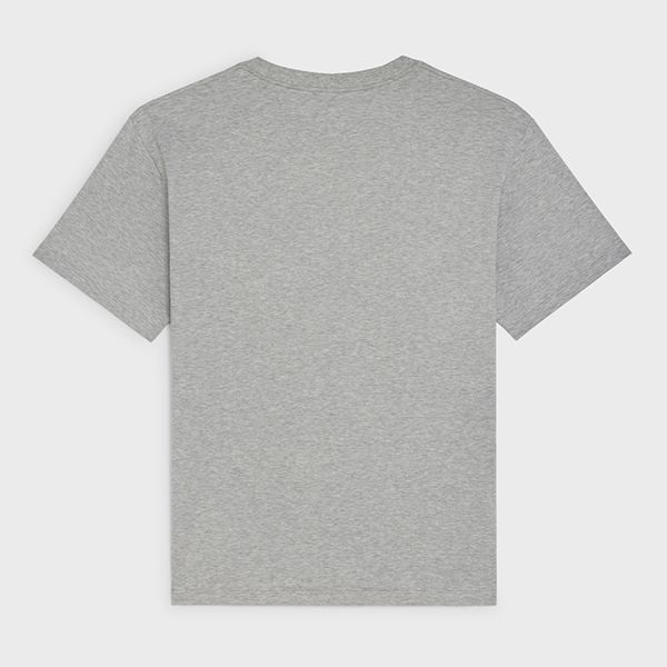 お洒落に【セリーヌ】グラデーション 偽物 ロゴ ルーズ Tシャツ