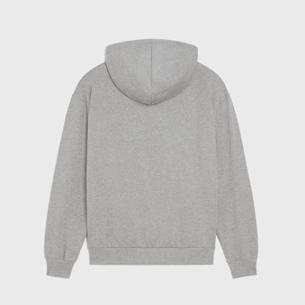【人気商品】セリーヌ パーカー 偽物 フーディ ルーズ コットン ロゴ リブ 長袖