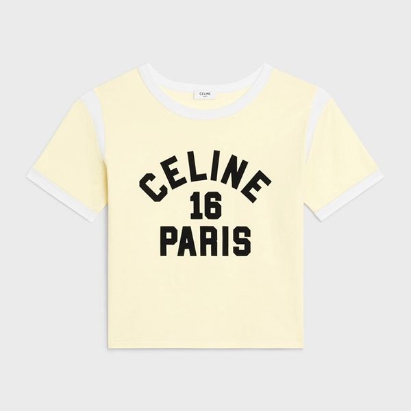 お洒落にセリーヌ 16 ボクシーTシャツ 激安 ボトルグリーン 3色