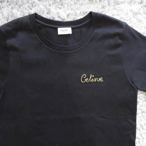 セリーヌ 偽物 Tシャツ ​セリーヌ レディース エンブロイダリー / コットンジャージー 2カラー 2X351501F.25PQ