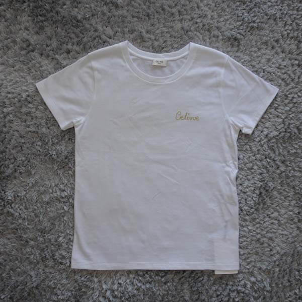 セリーヌ 偽物 Tシャツ ​セリーヌ レディース エンブロイダリー / コットンジャージー 2カラー 2X351501F.25PQ