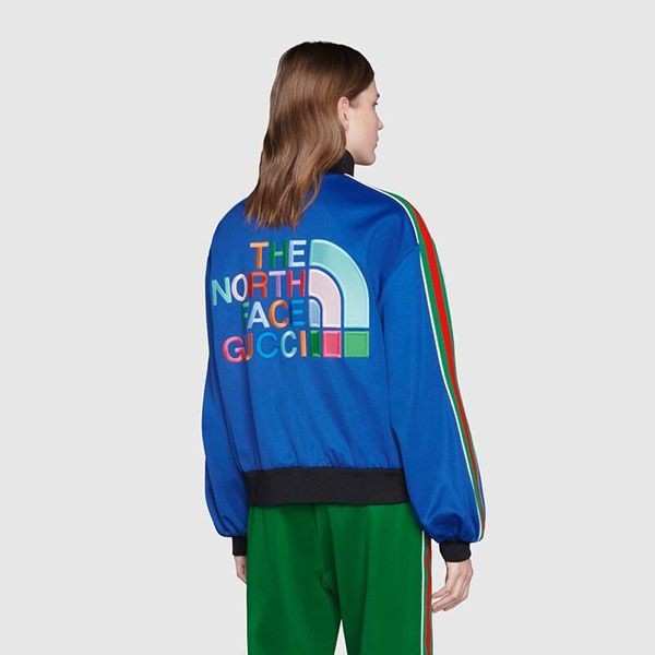 グッチ ノースフェイス 偽物 コラボ コットン ジャケット 673754XJDUE4153