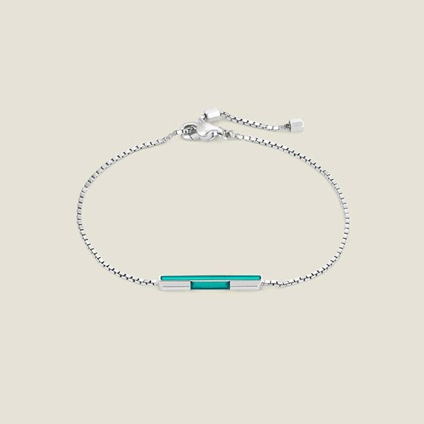 【人気商品】グッチ Link to Love バー付き ブレスレット 偽物