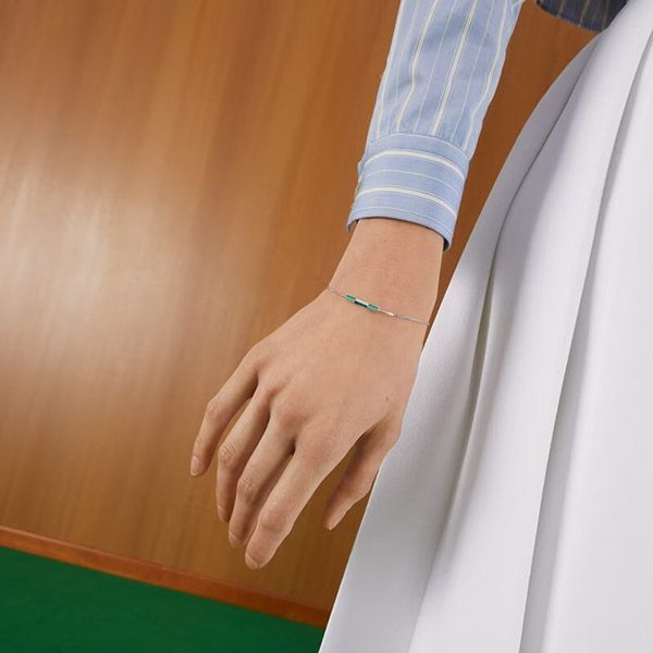 【人気商品】グッチ Link to Love バー付き ブレスレット 偽物