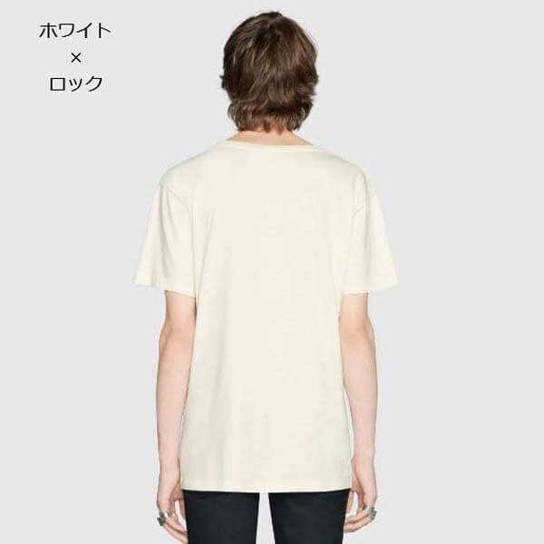 【グッチ Tシャツ コピー】インターロッキングG コットン オーバーサイズ Tシャツ