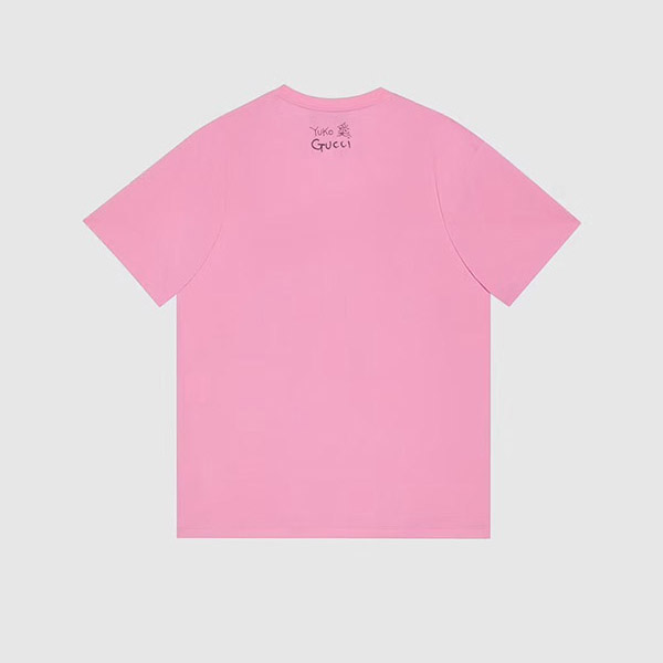 日本限定 グッチ×ヒグチユウコ 偽物コラボ★オーバーサイズTシャツ コピー 548334 XJDTN 9095