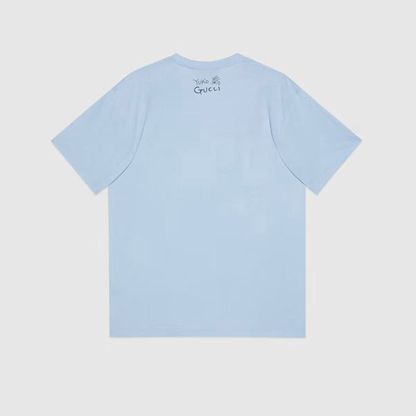 日本限定 グッチ×ヒグチユウコ 偽物コラボ★オーバーサイズTシャツ コピー 548334 XJDTN 9095