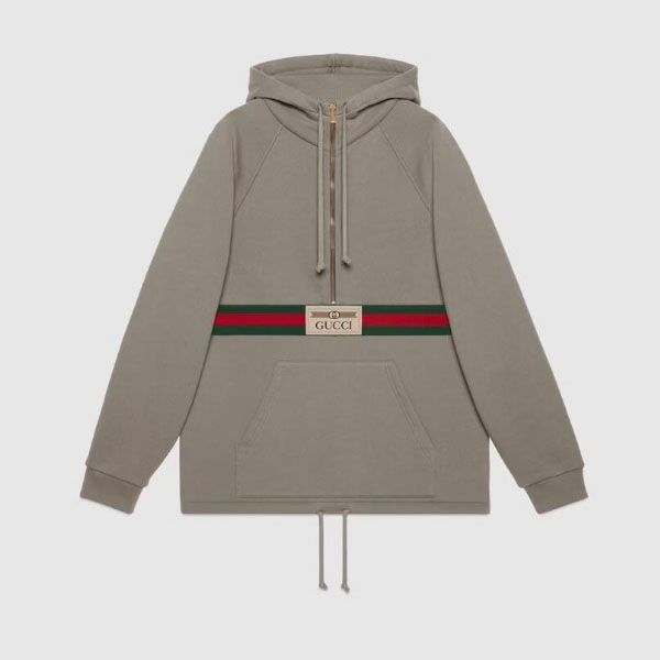 【グッチ パロディ】ロゴ ストライプ スウェットシャツ パーカー 3色 644656XJC3W2603