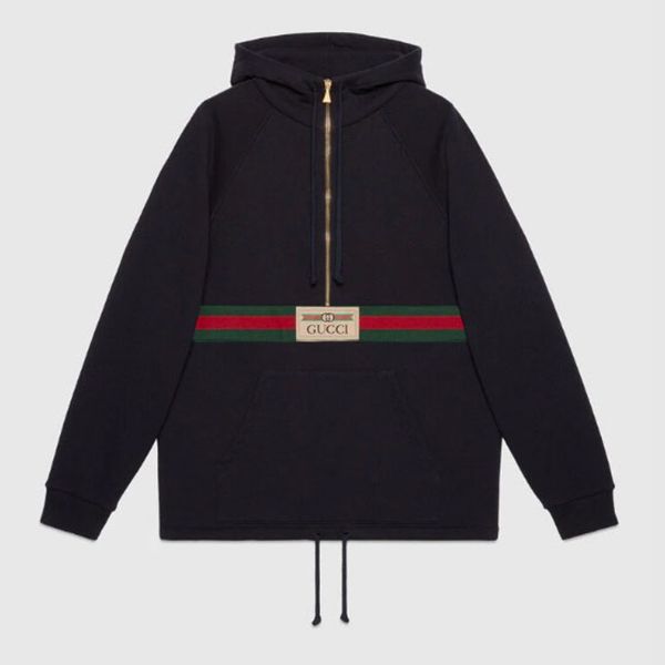 【グッチ パロディ】ロゴ ストライプ スウェットシャツ パーカー 3色 644656XJC3W2603