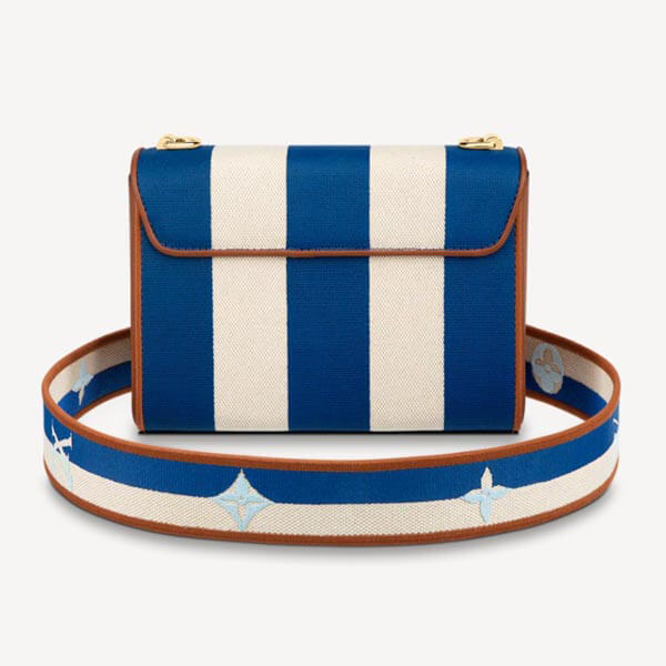 【ヴィトンショルダーバッグコピー】LV☆ショルダーバッグ ストライプ 青☆M57659