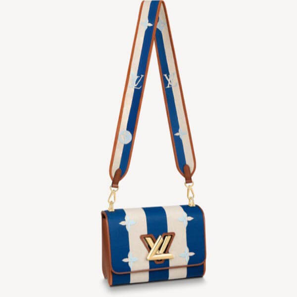 【ヴィトンショルダーバッグコピー】LV☆ショルダーバッグ ストライプ 青☆M57659
