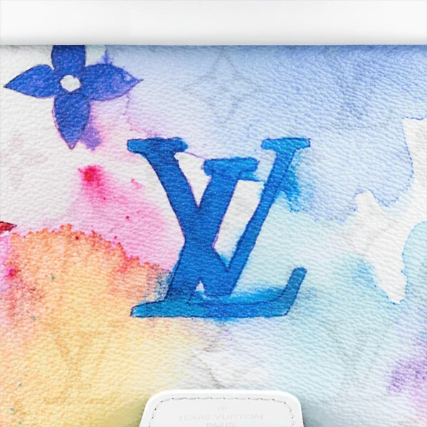 ルイヴィトン ウエストポーチ 偽物 LV ウォーターカラー WATERCOLOR 新作☆バムバック ショルダー 白 M45759