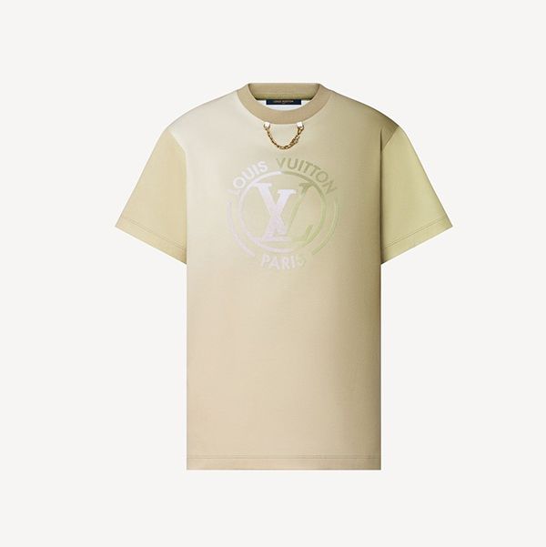 【新作】ルイヴィトン グラディエントLVサークルTシャツ 偽物 1AA0EA