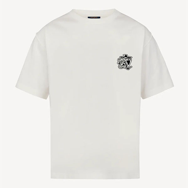 ルイヴィトン コピー LVスモークプリンテッドTシャツ  1A5TZO