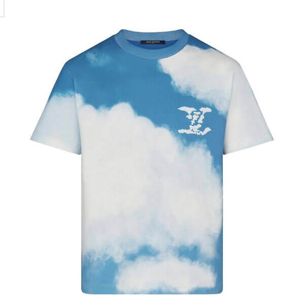 新作 ルイヴィトン Tシャツ コピー ​日本未入荷 クラウド LV Tシャツ 1A89U2