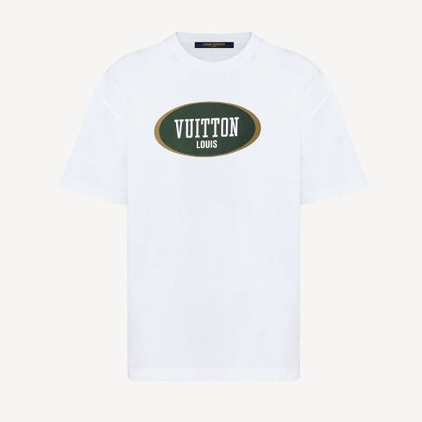 【最新！】​ルイヴィトン オーバル 偽物ヴィトンプリントロゴTシャツ コピー 1A9TAH