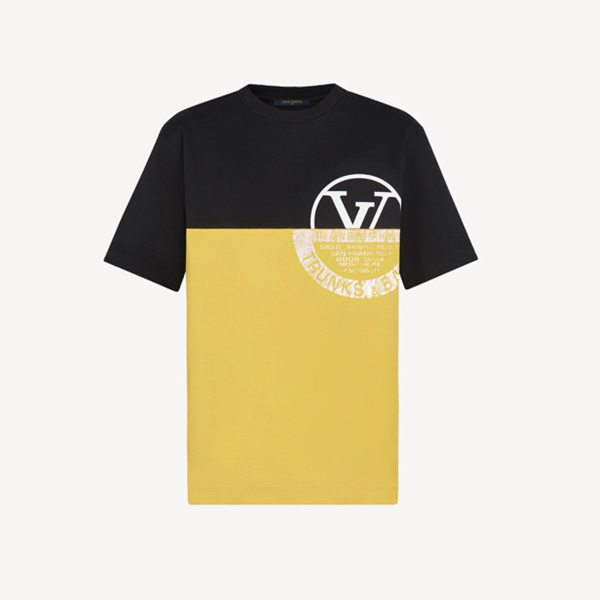 【レア】ルイヴィトン Tシャツ 偽物 ワールドロゴカラーブロック 1A83MG