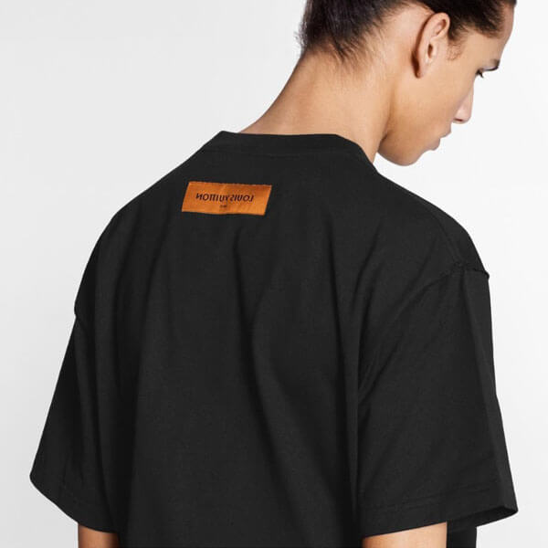 2021SS ルイヴィトン Tシャツ コピー ステッチプリント1A7X55