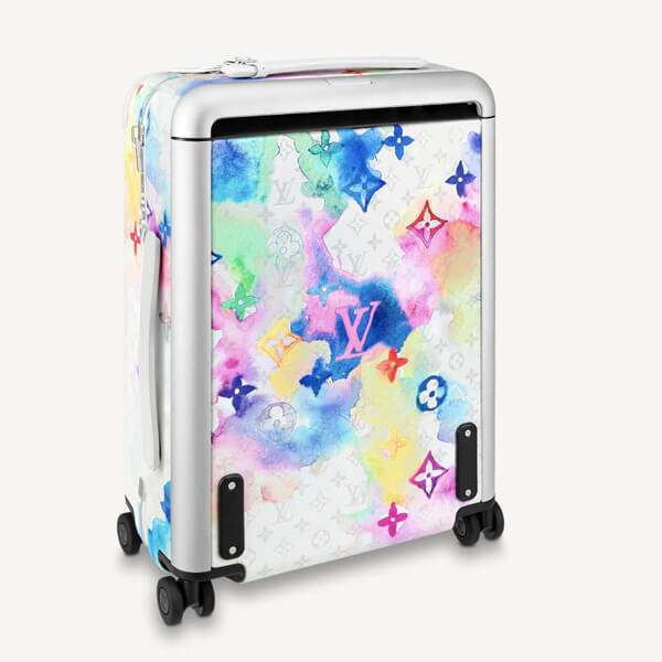 ルイヴィトン スーツケース コピー マルチカラー LV ウォーターカラー WATERCOLOR☆ホライゾン55トロリー M20437