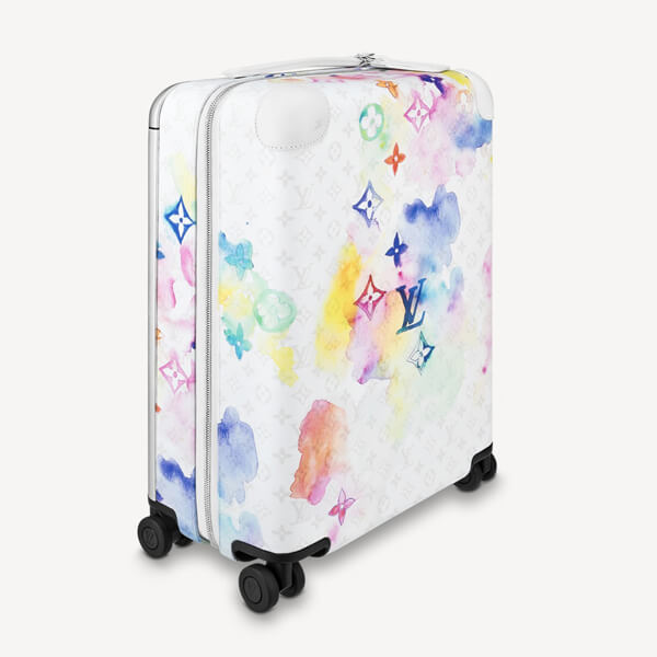 ルイヴィトン スーツケース コピー マルチカラー LV ウォーターカラー WATERCOLOR☆ホライゾン55トロリー M20437