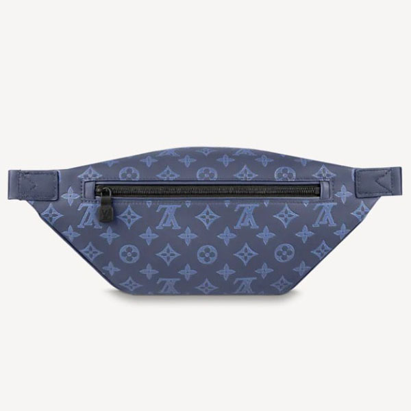 ルイヴィトン 偽物 シャドウ ネイビー【21SS】LV モノグラム バムバッグ ショルダーバッグ M45729