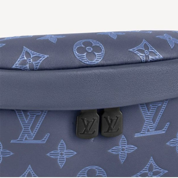 ルイヴィトン 偽物 シャドウ ネイビー【21SS】LV モノグラム バムバッグ ショルダーバッグ M45729