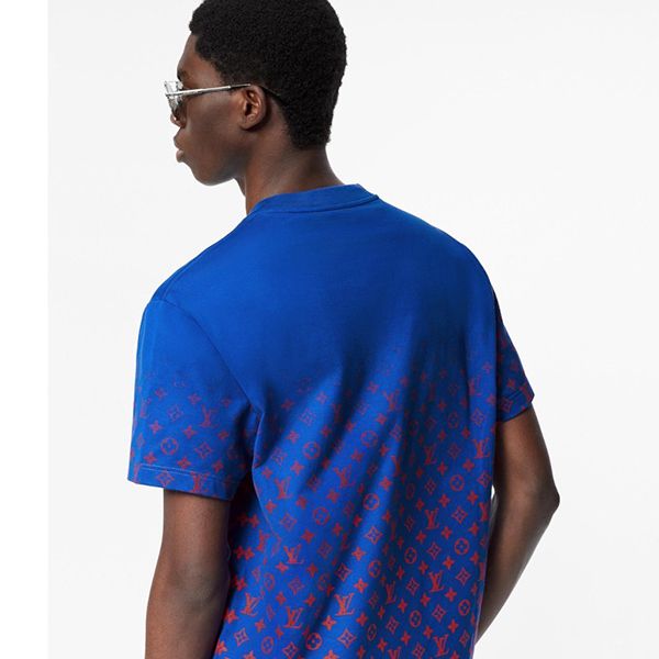 ルイ ヴィトン tシャツ 偽物 新作ルイヴィトン 22AW LV☆モノグラムグラディエントTシャツ 1A8HKQ​