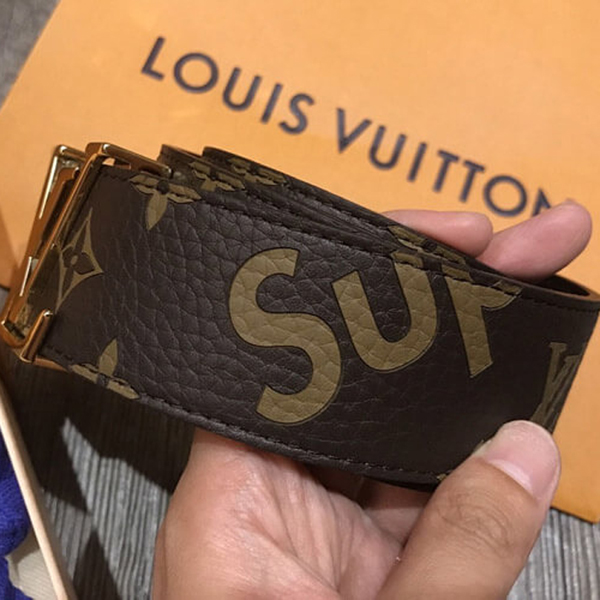 ルイヴィトン LV アパレル MP016 シュプリームスーパーコピー コラボ モノグラム ベルト メンズ