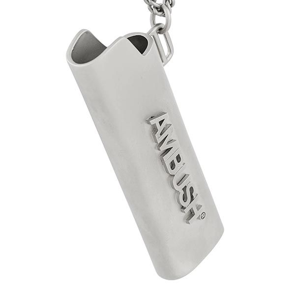 関税送料込み★ambush ネックレス 偽物★ロゴライターケースネックレス2カラー