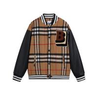 BURBERRY 偽物 ジャケット フリース タオル生地ロゴ チェック 柄 ウール バーバリー