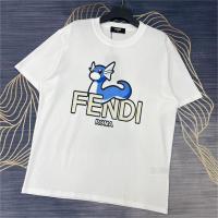 FRGMT x POKÉMON x フェンディ スーパーコピー Ｔシャツ 純綿生地 ミニリュウ プリント FENDI