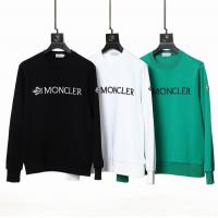 MONCLER 偽物 トレーナー ロゴ刺繍 シンプルクルーネック 3色展開 モンクレール