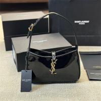 サンローラン コピー ハンドバッグ SMOOTH LEATHER LE YSLゴールドロゴ コンパクト SAINT LAURENT