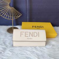 2024人気新作 FENDI 偽物 財布 ロゴ ROMA ベージュ オレンジ レザー  フェンディ