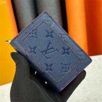 ルイヴィトン 偽物 財布 ブラックレザー LVロゴ シンプル スタイリッシュ LOUIS VUITTON